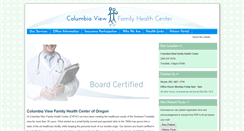 Desktop Screenshot of columbiaviewclinic.com